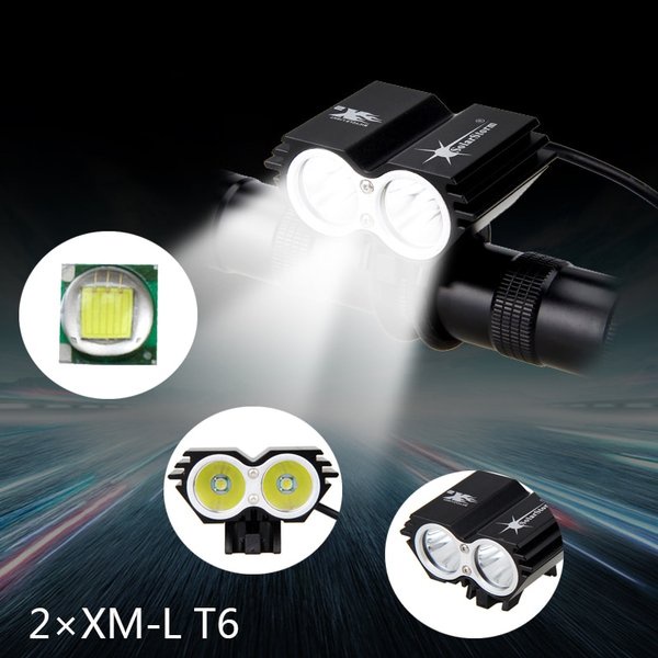 Tobole Koplampen, 8000 lm, 5 x led, CREE XM-L T6, voor fiets, MTB met