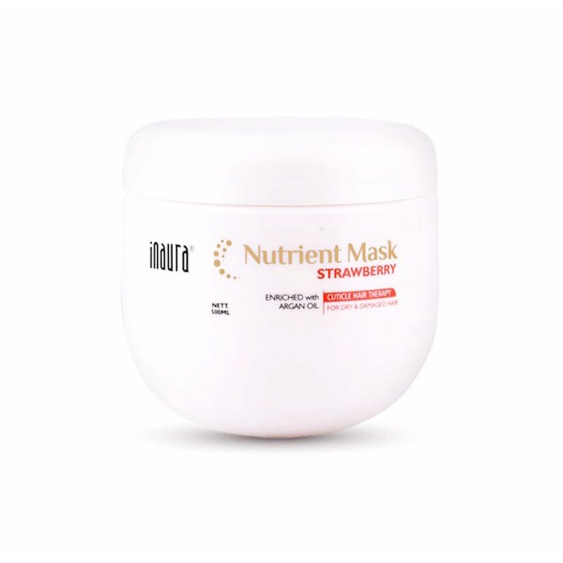 Jual Inaura nutrient mask strawberry for normal treated hair Inaura ...