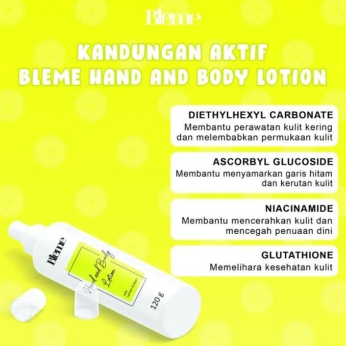 Jual Handbody Original Bleme Body Lotion Whitening Hand Body Bleme