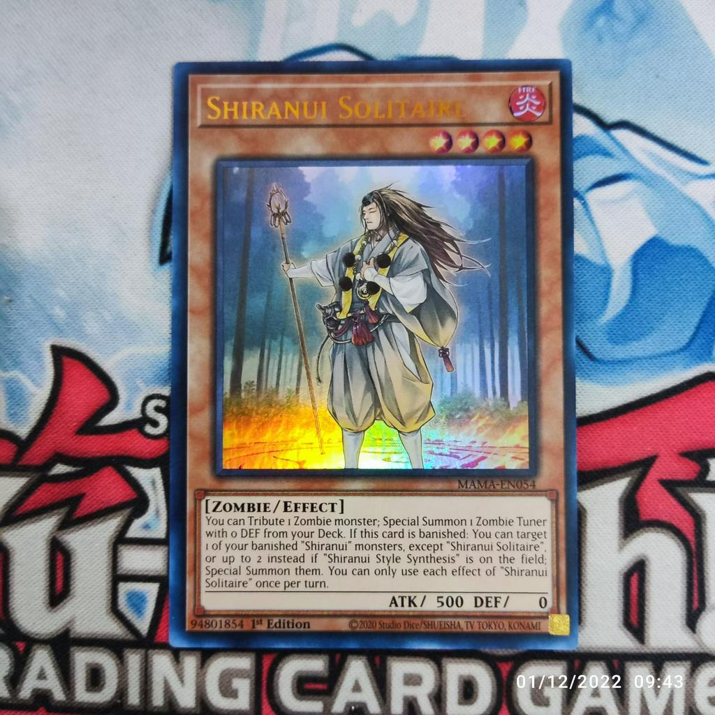 Jual yugioh shiranui solitaire MAMA ultra rare 1st original Shopee Indonesia