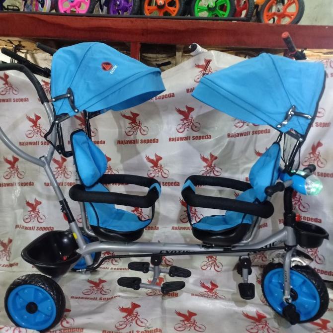 Jual Sepeda Anak Roda Tiga Besi Exotic Et-8809 Kursi Depan Bisa Di ...