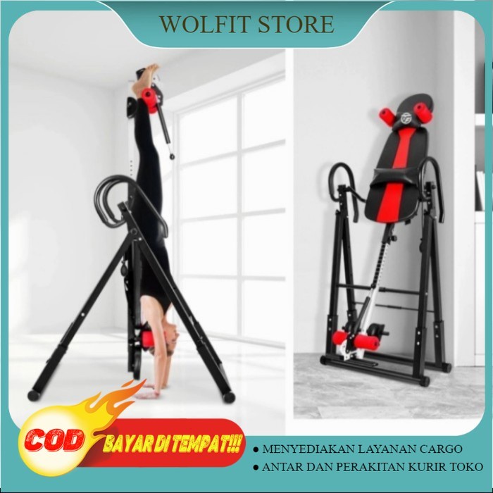 Jual ALAT OLAHRAGA PENINGGI BADAN INVERTION TABLE / INVERSION TABLE ...