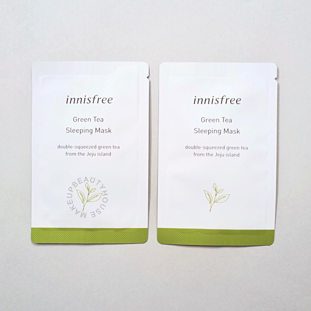 Jual INNISFREE Green Tea Sleeping Mask 3ml (Sachet) | Shopee Indonesia