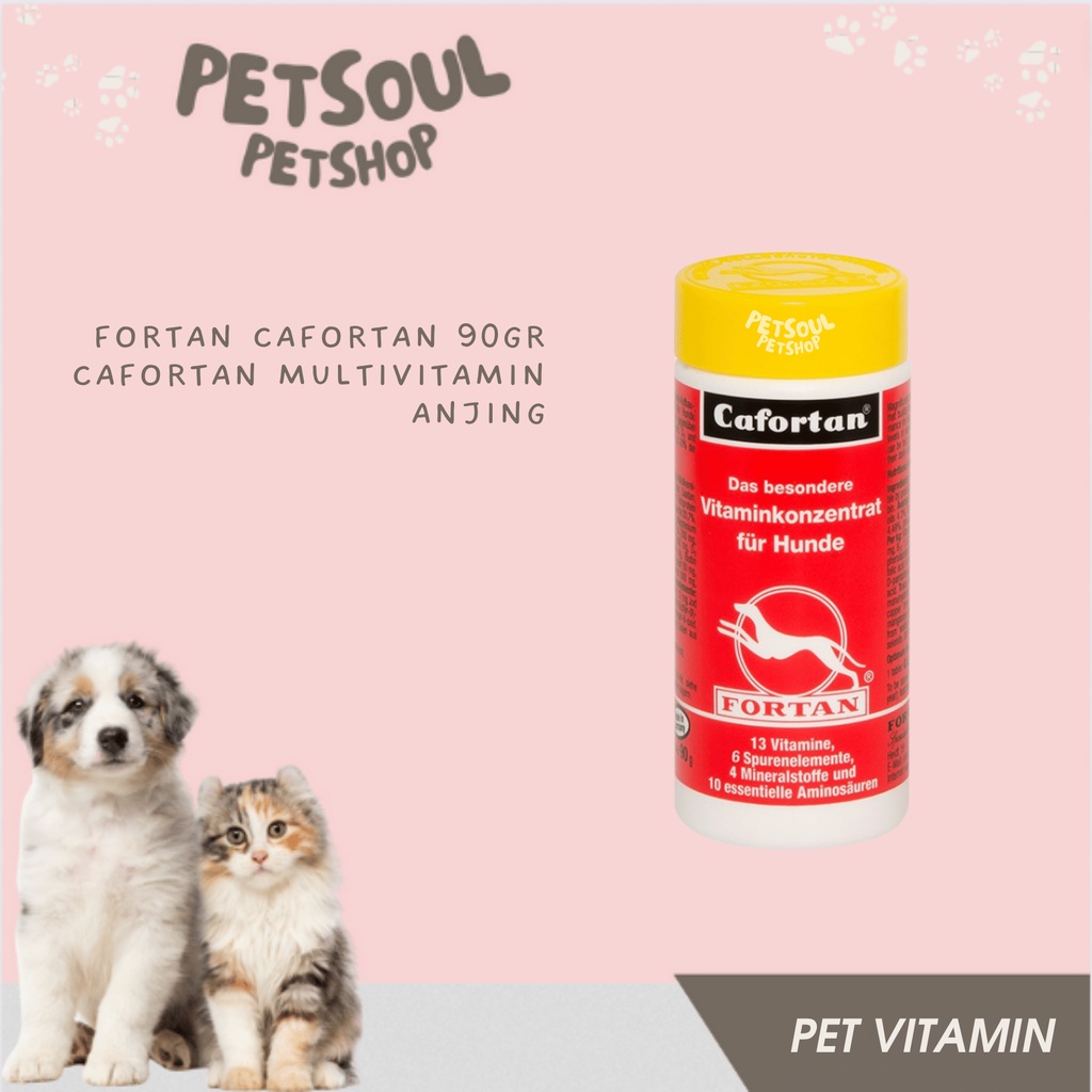 Jual Fortan Cafortan 90gr / Cafortan Multivitamin Anjing | Shopee Indonesia