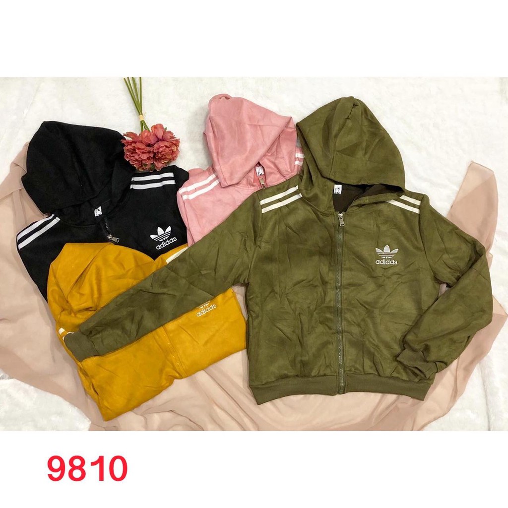 Jual Jaket Wanita Suede Adidas Import Shopee Indonesia