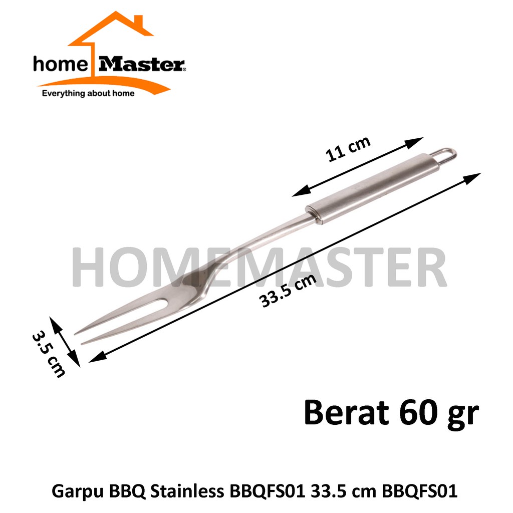 Jual HomeMaster Garpu/Fork BBQ/Barbecue/Roti Bakar/Toast/Steak/Meat ...