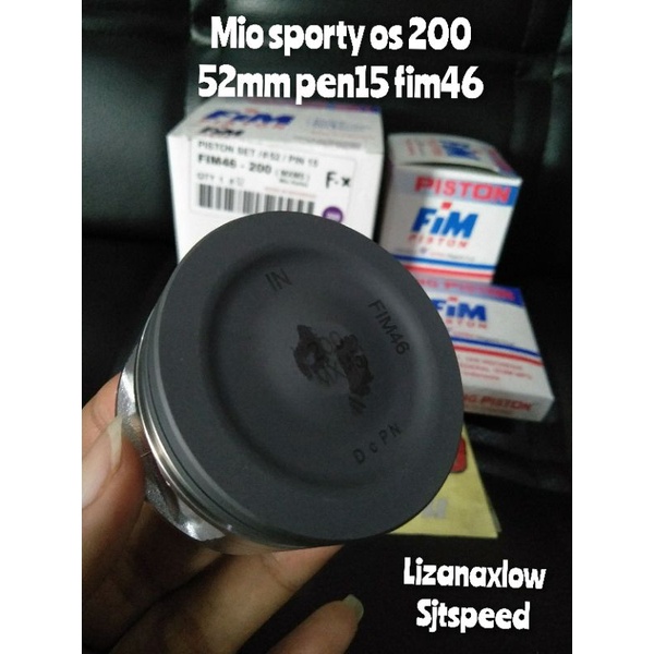 Jual Piston fim mio sporty os 200 52 pen15 fim46 Shopee Indonesia