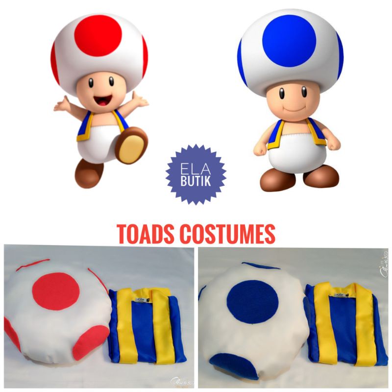 Super Mario Toad Kostm