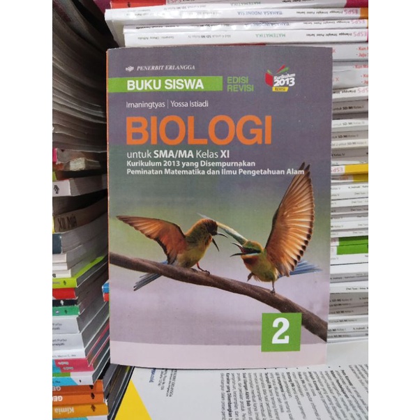 Jual Buku Siswa Biologi Kelas 11 Xi 2 Sma Ma Erlangga Revisi 