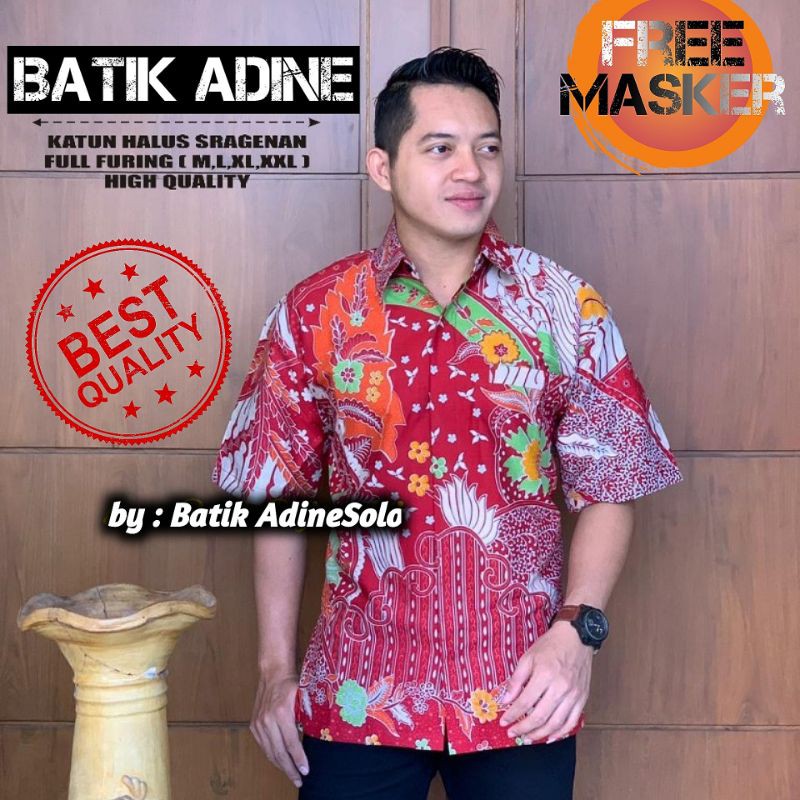 Jual Baju Kemeja Batik Pria Lengan Panjang Dan Pendek Premium Lapis