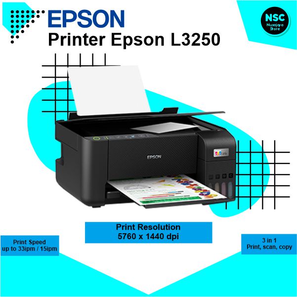 Jual Printer Epson L3250 All in One Printer Wireless Shopee Indonesia