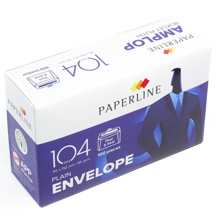 Jual Produk Unggulan Amplop Polos Pendek 104 1 Pack Paperline