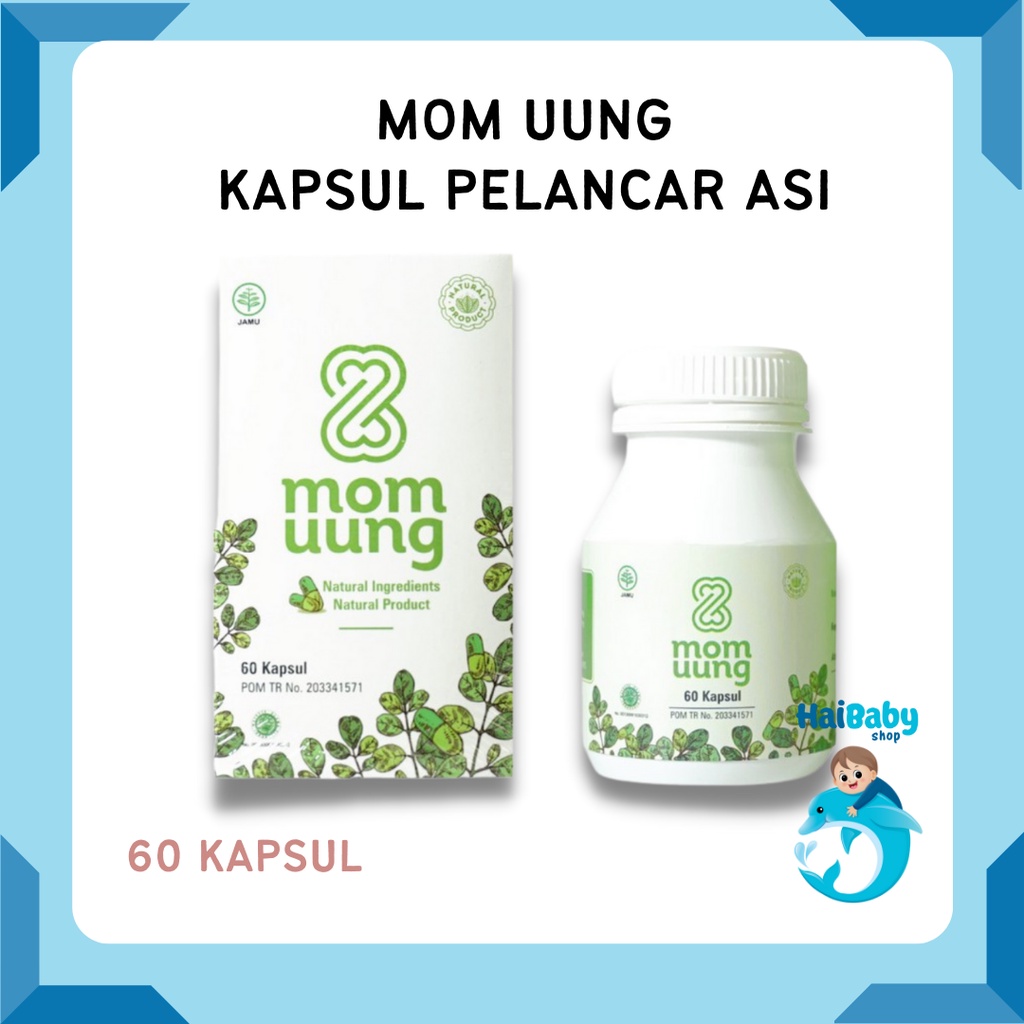 Jual Mom Uung Kapsul Pelancar Asi 60 isi kapsul/ Asi Booster | Shopee