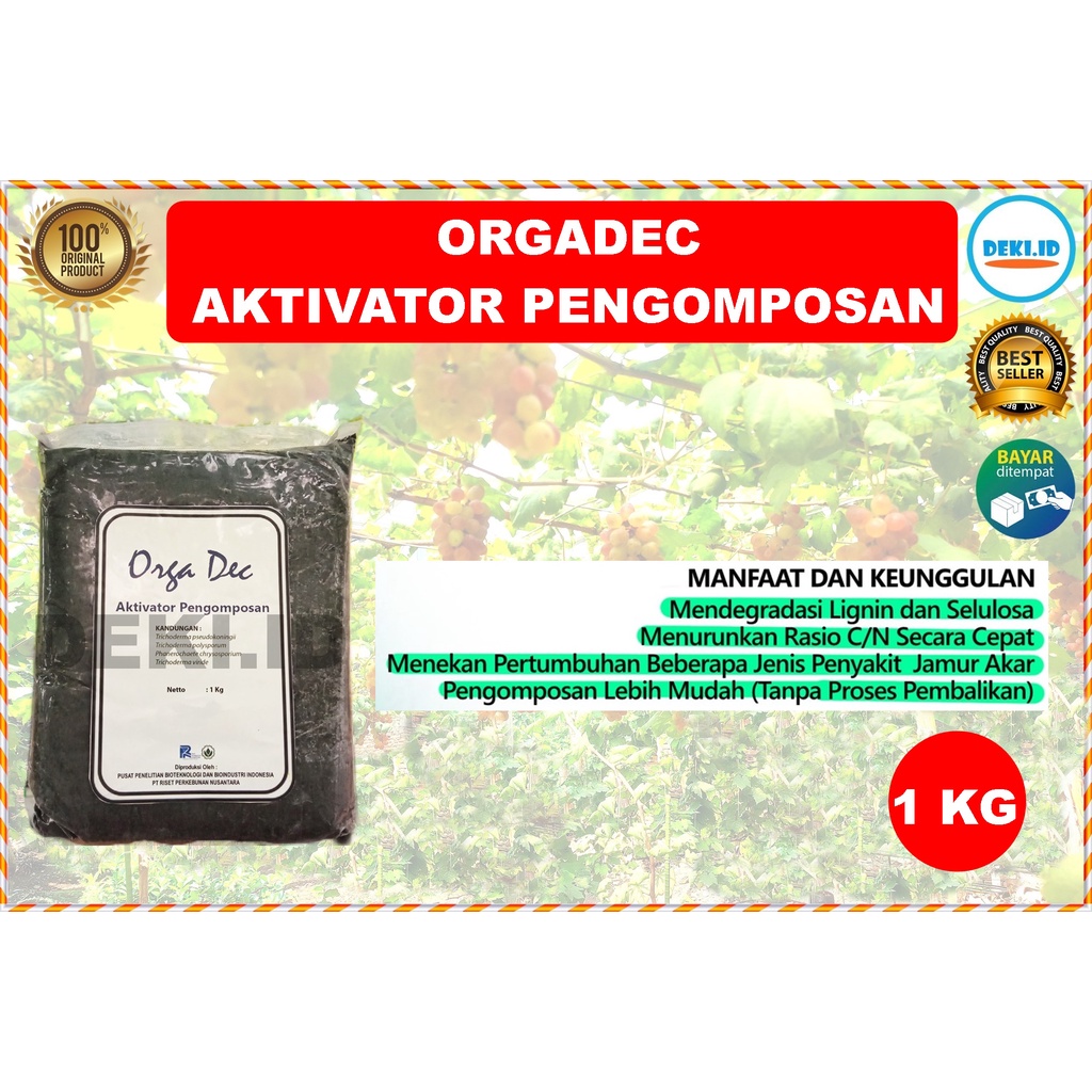 Jual Orgadec Bio Decomposer Organik Aktivator Pembuat Kompos Pupuk ...