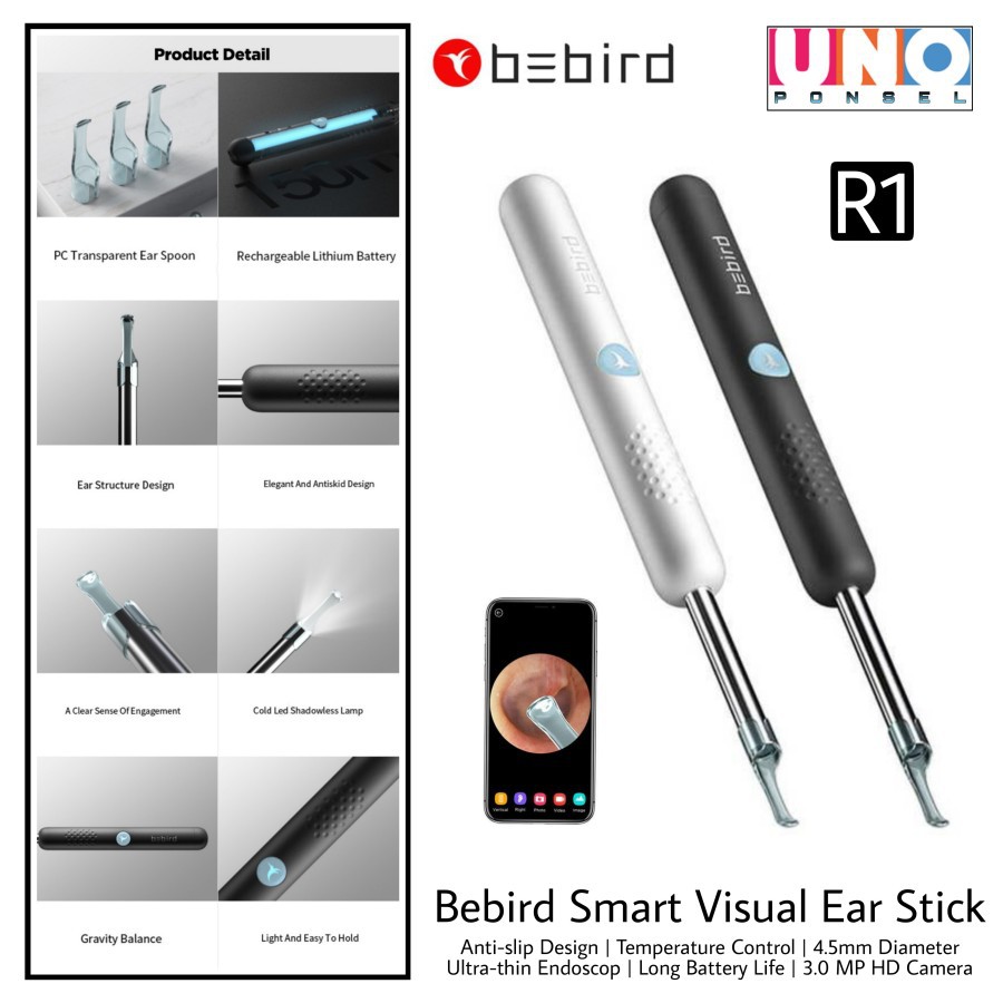 Jual Bebird R Smart Visual Ear Stick Korek Kuping Camera Shopee Indonesia