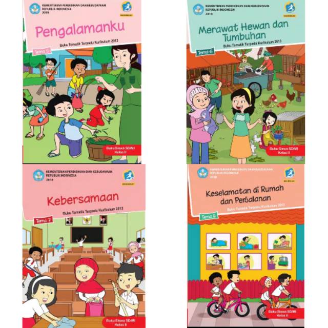 Jual Kelas 2 tema 5 6 7 8 semester 2 | Shopee Indonesia