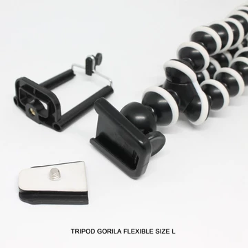 Tripod Gorila Size L With Holder U For Smartphone Tripod Hp Kamera Flexible Untuk Konten