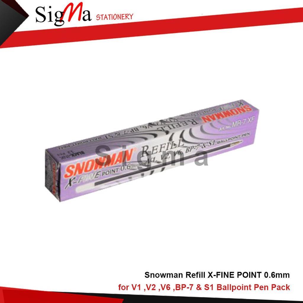 Jual Refill / Isi Pulpen SNOWMAN X-Fine (Pack) | Shopee Indonesia