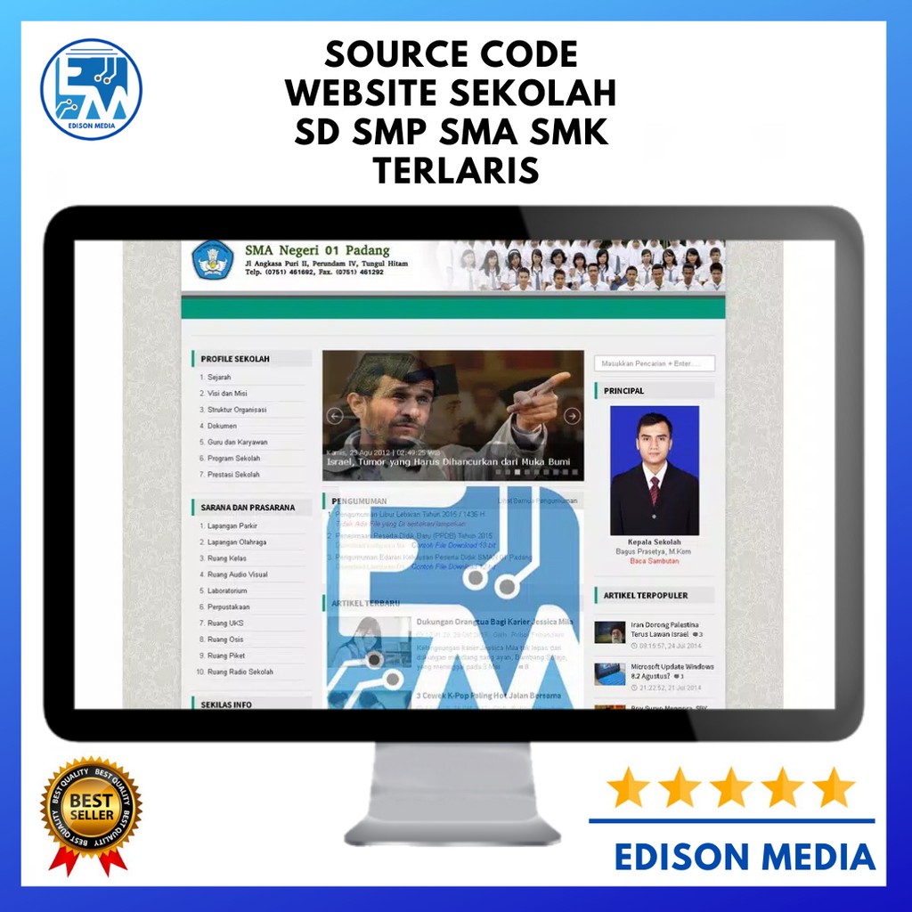 Jual Source Code Website Sekolah SD SMP SMA SMK Terlaris | Shopee Indonesia