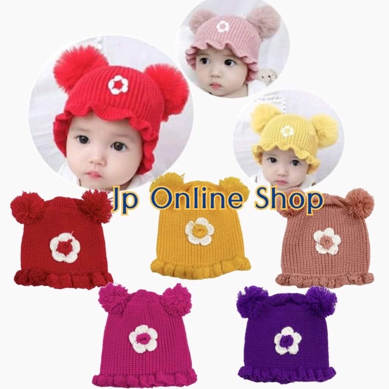 Jual TOPI BAYI RENDA BUNGA | Shopee Indonesia