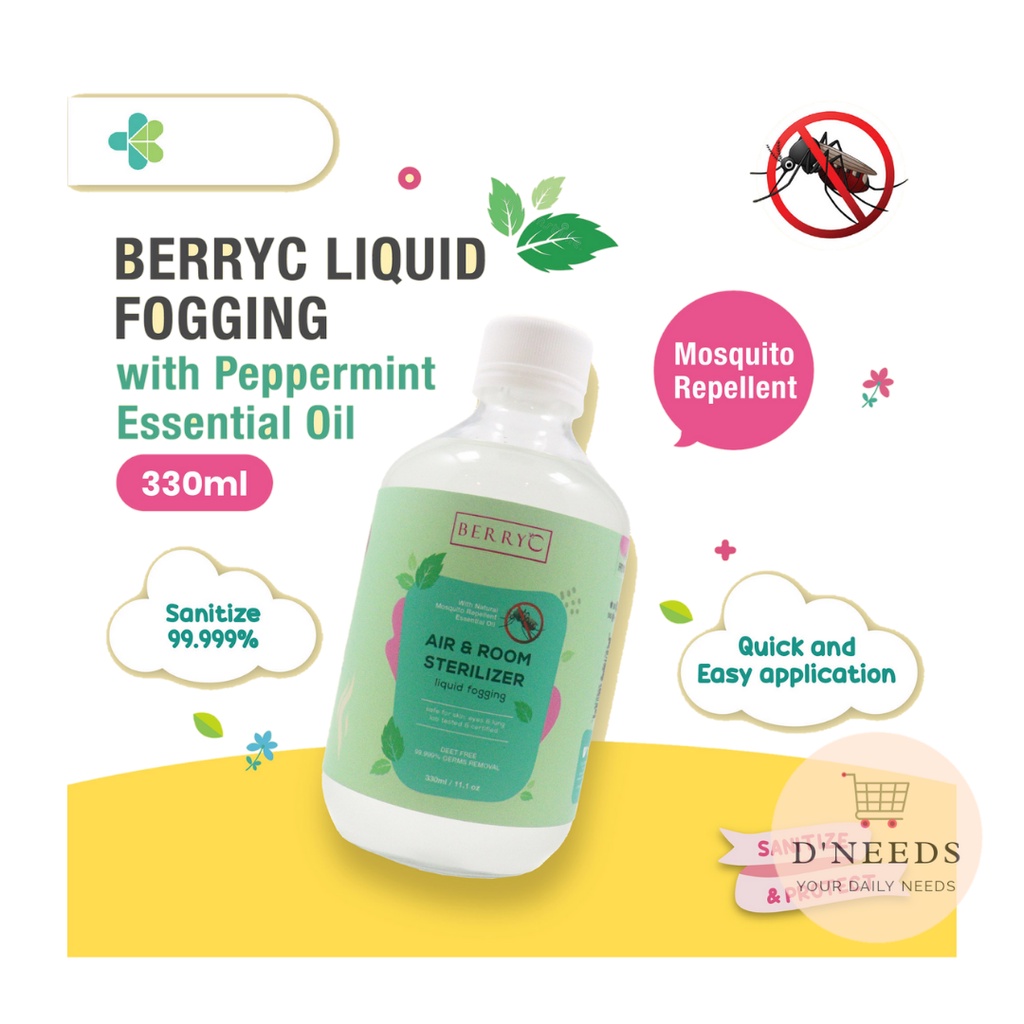 Jual BerryC Liquid Fogging (Mosquito Repellent) Pengusir Nyamuk 330ml
