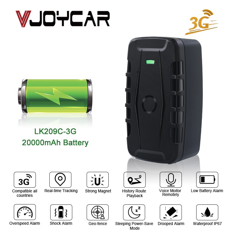 Jual PREORDER 3G Car GPS Tracker LK209G 20000mAh 10000mAh Long Standby ...