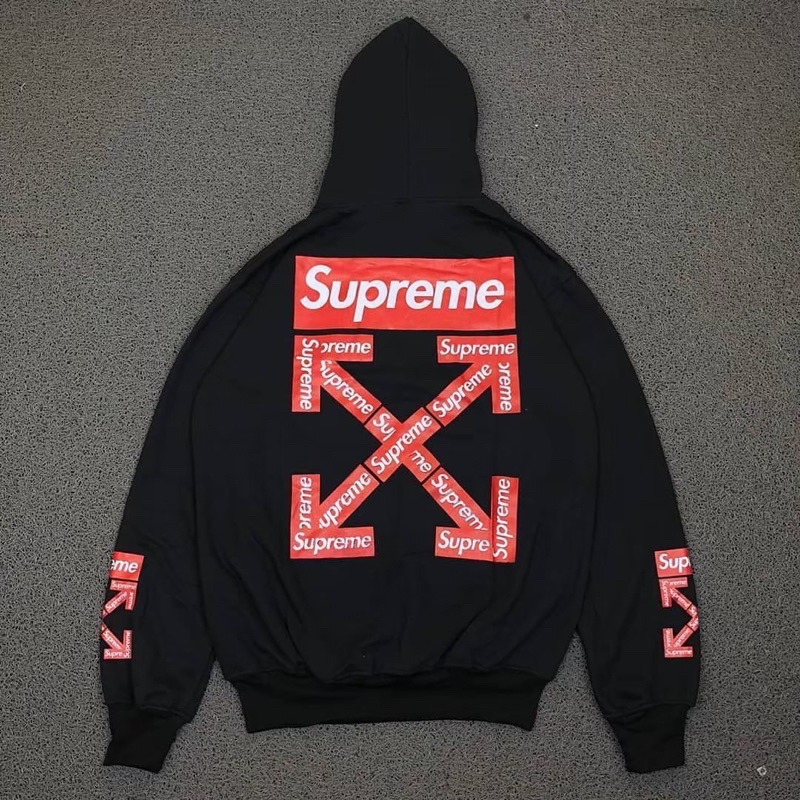 Jual HOODIE OFF WHITE SUPREM HOODIE OFF WHITE GALAXY X SUPREM MOTIF SABLON BONEKA KAWS WARNA HITAM BAHAN TEBAL LEMBUT UNTUK PRIA DAN WANITA KUALITAS EKSPOR PREMIUM FULL TAG Shopee Indonesia