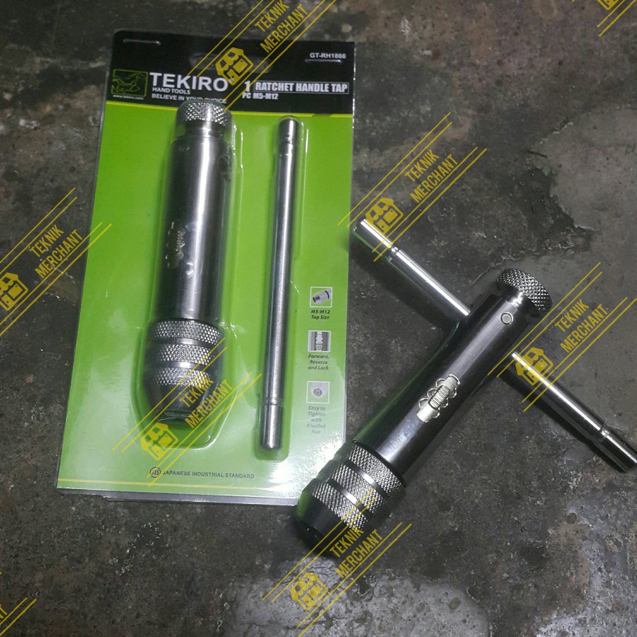 Jual Stang Tap Rachet M5-M12 | Gagang Tap | Pegangan Tap | Tap Wrenches ...