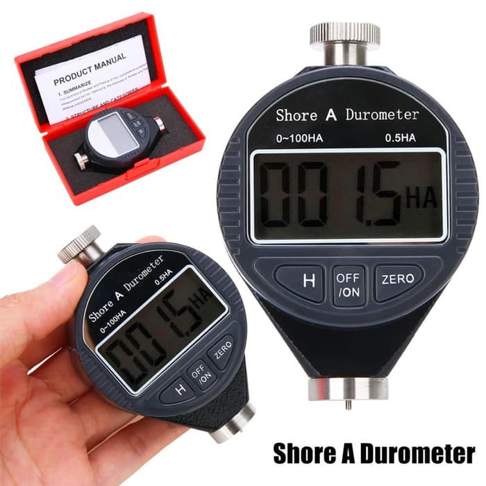 Jual Durometer Shore A Hardness Durometer Digital Hardness Tester Shopee Indonesia