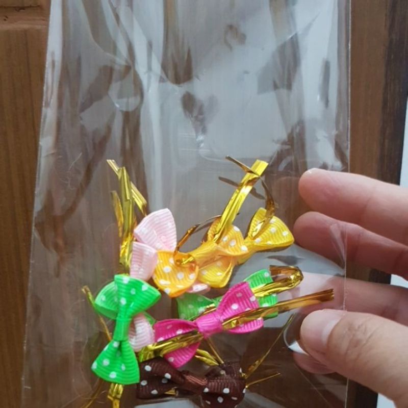 Jual Pita Kawat Wire Pengait Plastik - Packaging Cookies - Kue - Roti ...