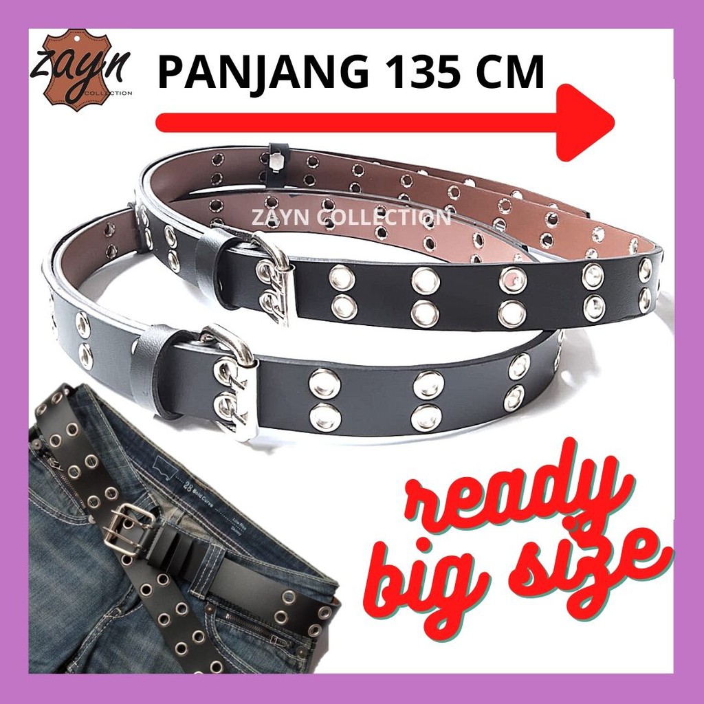 Jual Ikat Pinggang Wanita Ring Belt Korea Fashion Double Eyelet Ukuran