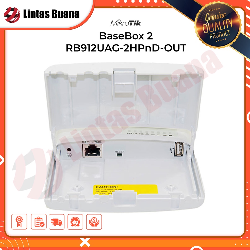 Jual Mikrotik Basebox 2 / Basebox2 / RB912UAG-2HPnD-OUT | Shopee Indonesia