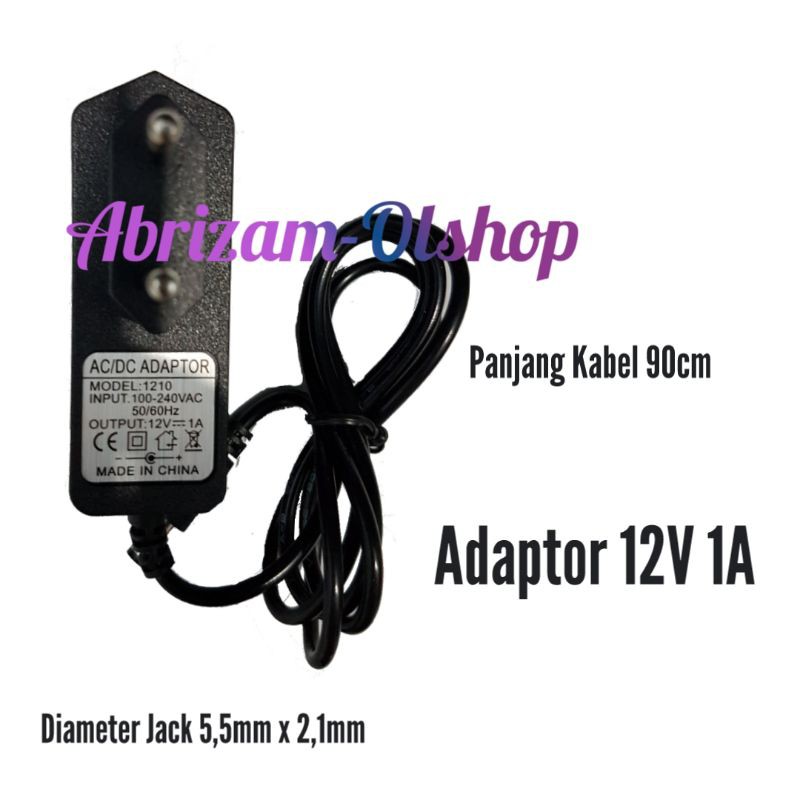 Jual ADAPTOR 12V 1A | Shopee Indonesia