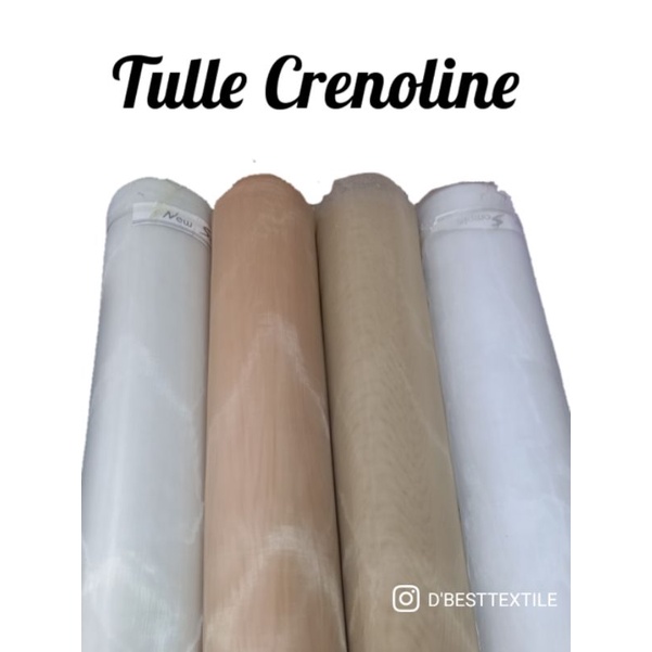 Jual Kain Tulle Segnet / Crenoline / Tile Bridal / Krenolin / Kinolin ...