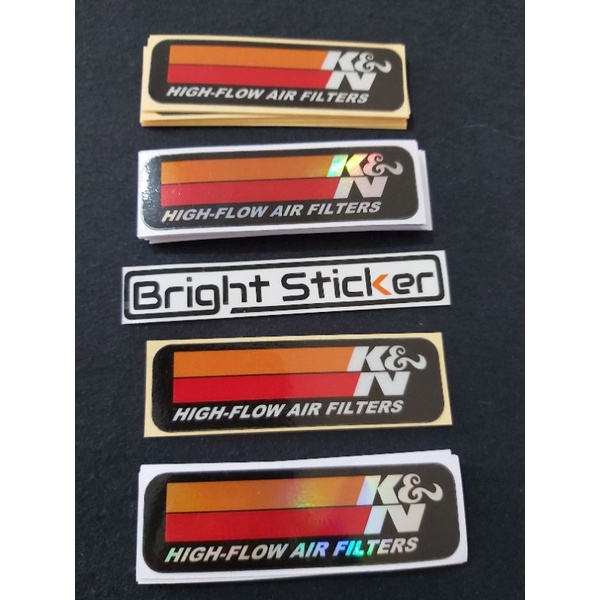 Jual STICKER K&N FILTERS PRINCUTT | Shopee Indonesia