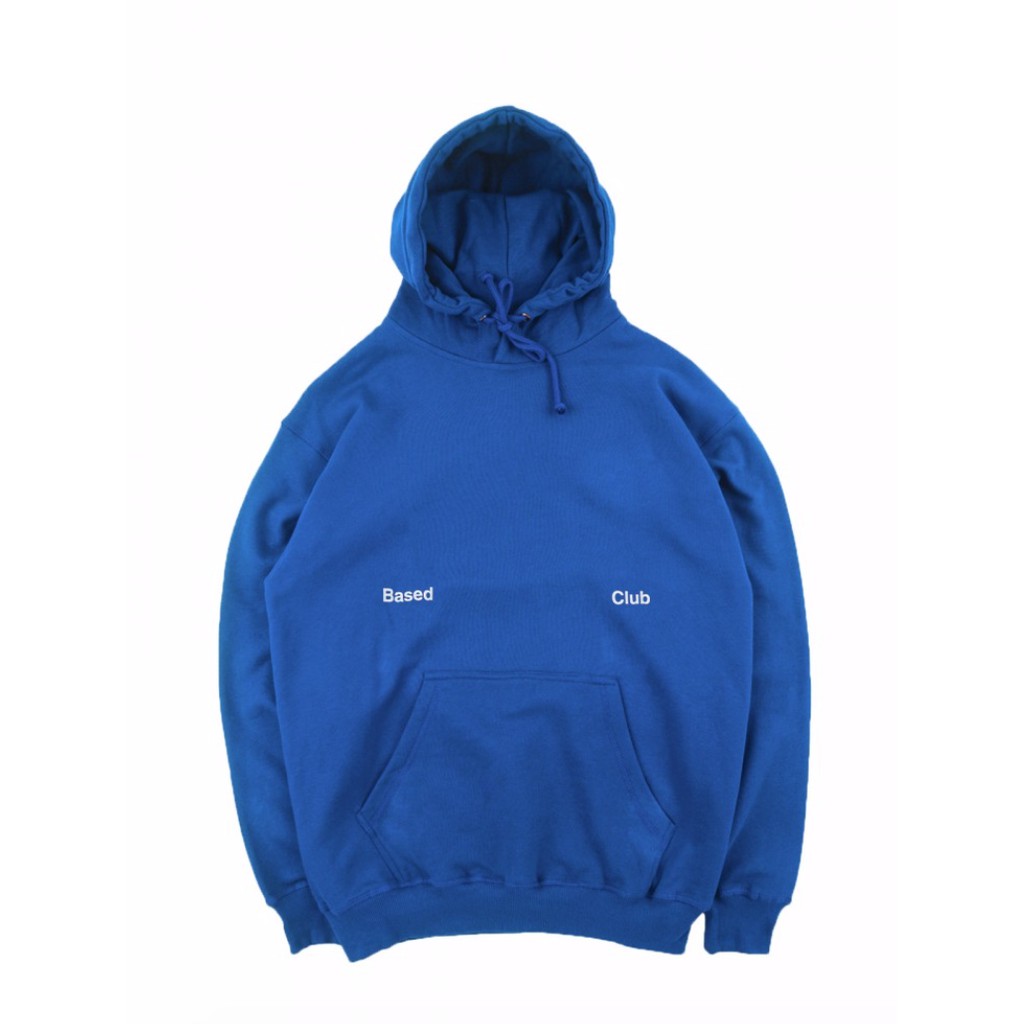 Jual BASED CLUB CENTER BLUE PULLOVER HOODIE Shopee Indonesia