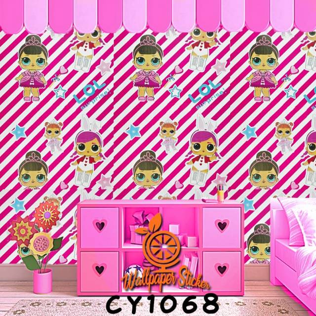 Jual Wallpaper dinding motif LOL/wallpaper kartun/wallpaper karakter ...