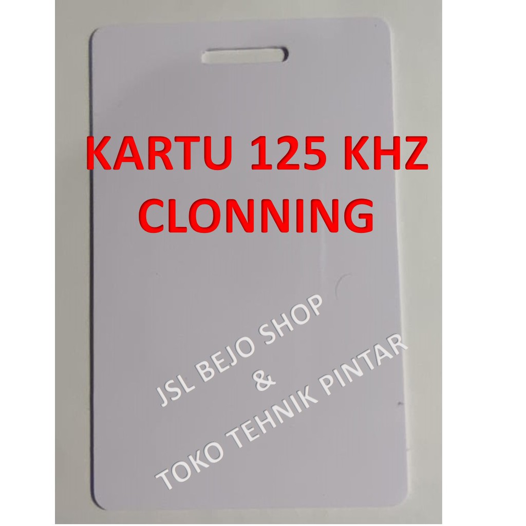 Jual Kartu Rfid 125khz Duplikat Copier Cloning Writeable Rewriteable ...