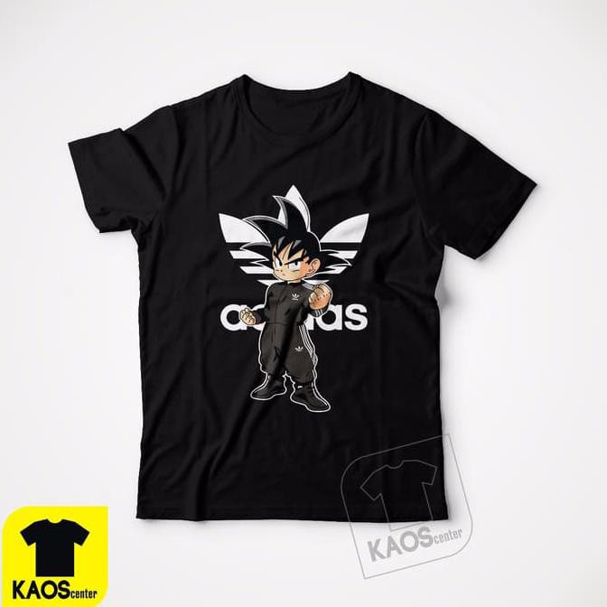 Jual Kaos Tshirt Baju Distro ADiDAS RETRO Son Goku Dragon Ball