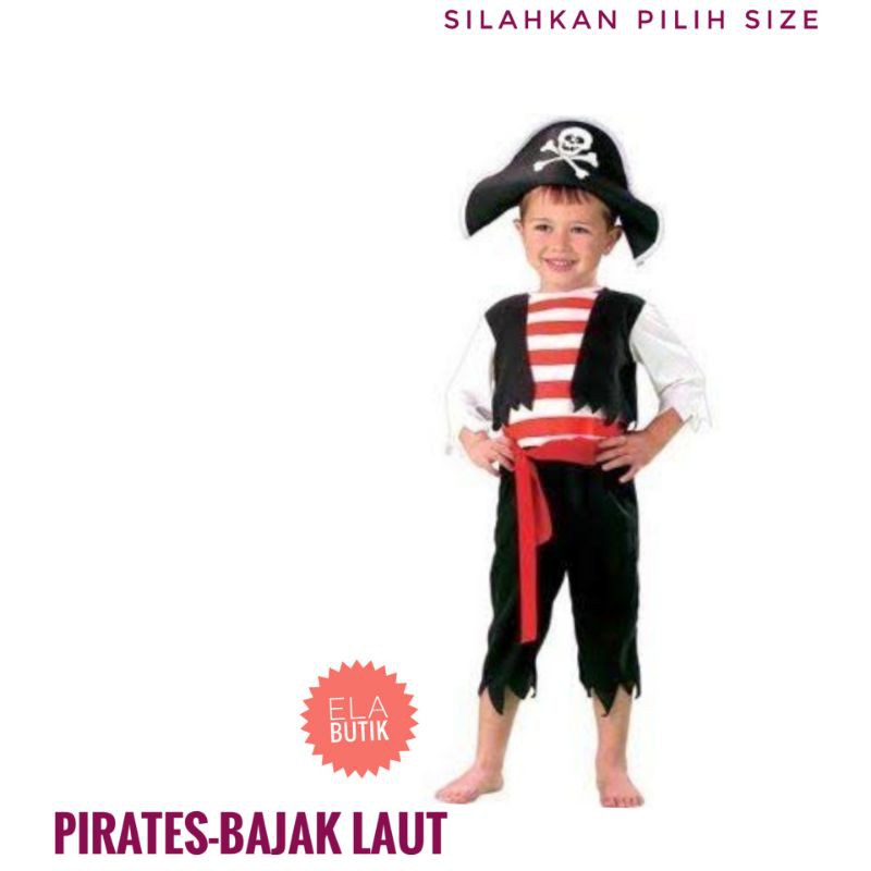 Jual kostum bajak laut-pirates-kostum halloween | Shopee Indonesia