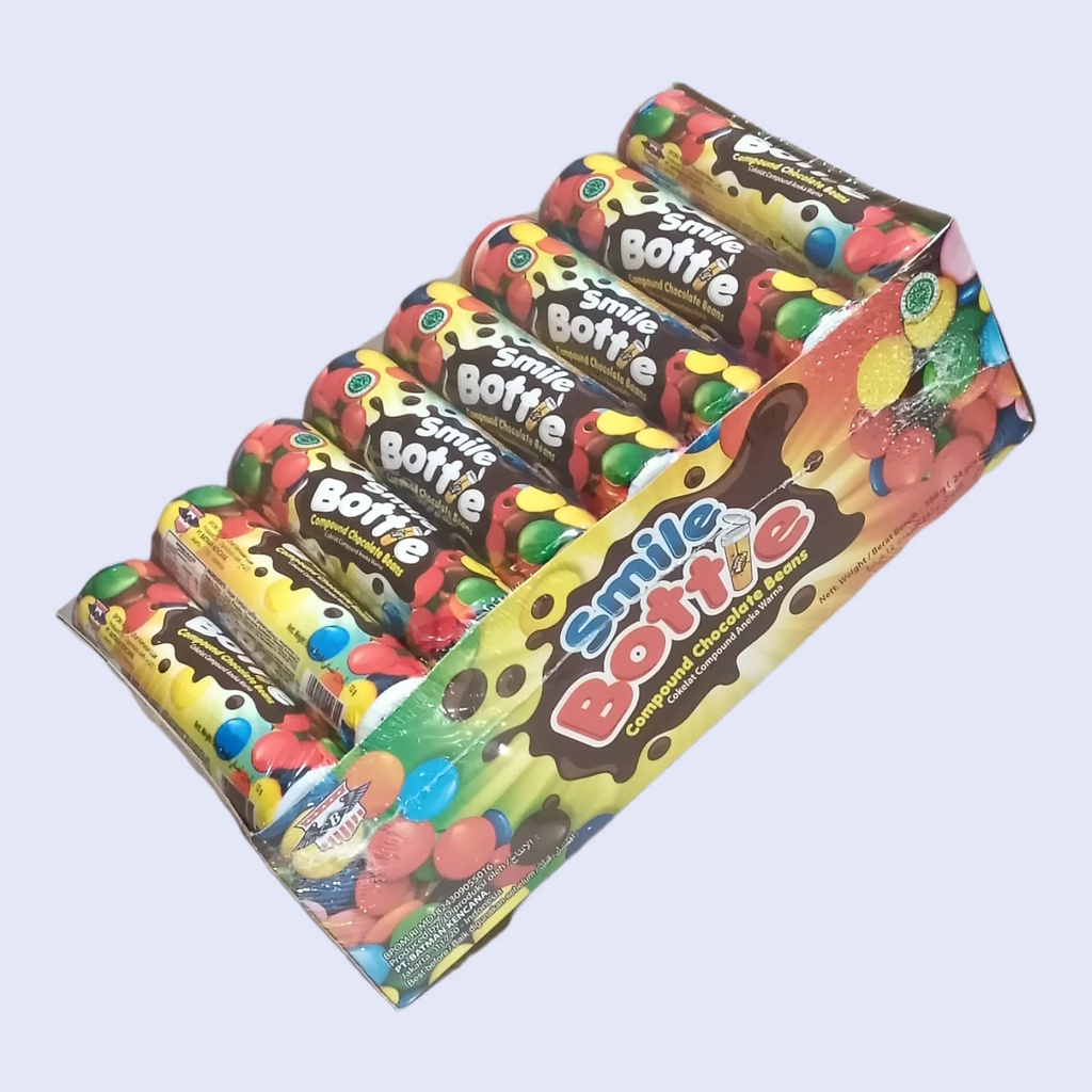 Jual Smiling Bottle Coklat Compound Smiling Botol 12gr [24 botol/Box ...