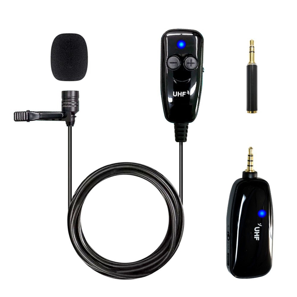 Jual Mic Clip On Wireless Uhf Lavalier Cocok Untuk Live Interview