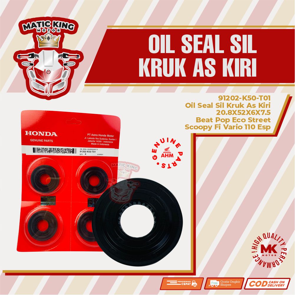 Jual K T Oil Seal Sil Kruk As Kiri X X X Beat Pop Eco