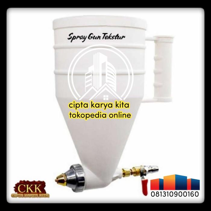 Jual Mortar Gun Mini Spray Cat Tekstur Kamprot Tabung Putih Shopee