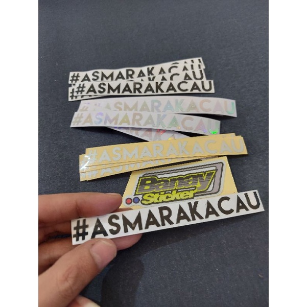 Jual STICKER ASMARA KACAU STICKER ASMARAKACAU CUTTING | Shopee Indonesia