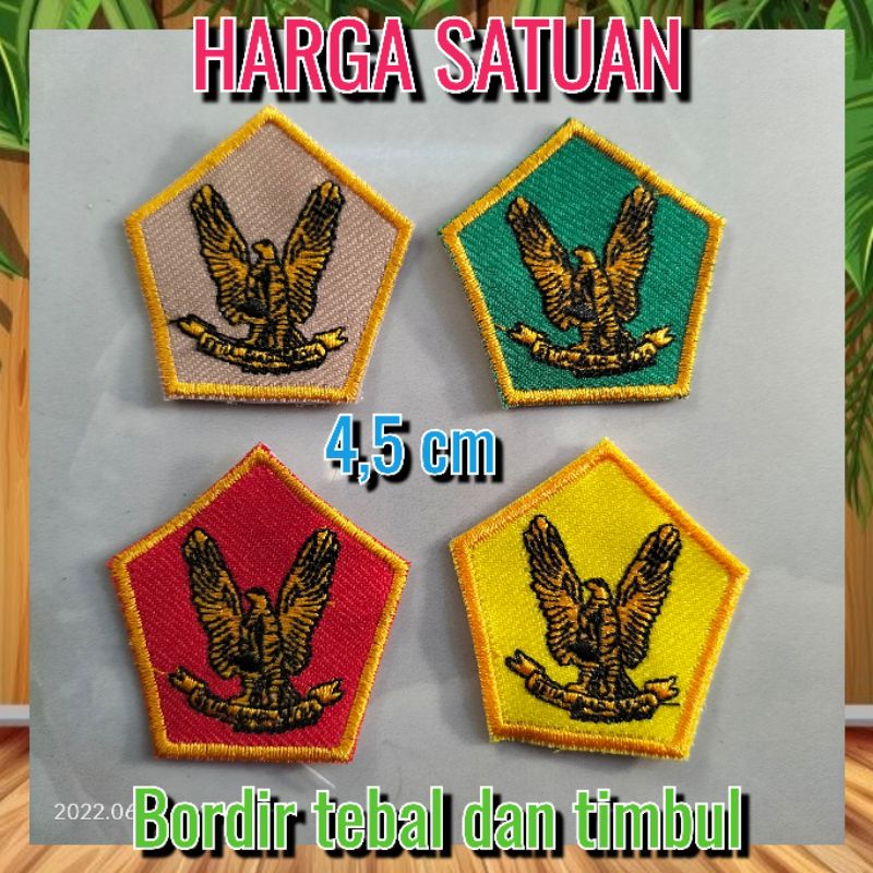 Jual Bordir Tanda Harian Pramuka Garuda Shopee Indonesia