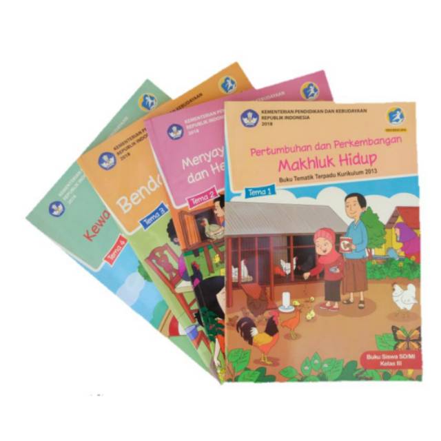 Jual Paket Tematik Kelas 3 SD Tema 1-8 Kurikulum 2013 Edisi Revisi ...