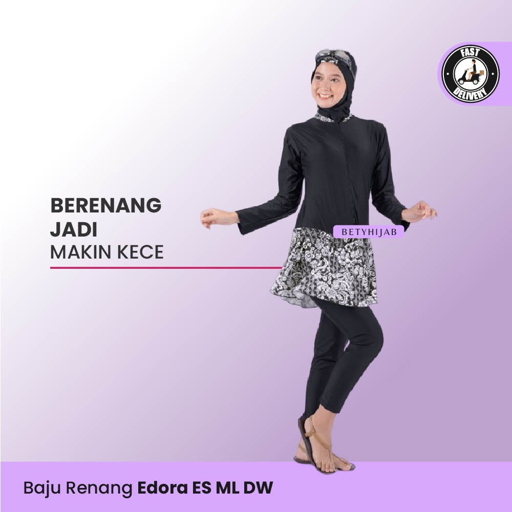 Jual Swimming Suit Pakaian Olaharaga Baju Renang Muslim Wanita SlimFit