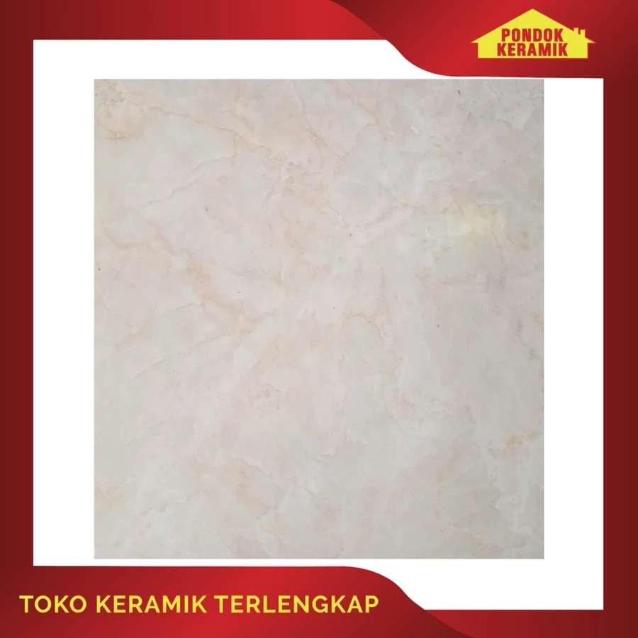KERAMIK LANTAI DANTE 60X60 BASILICA CREAM