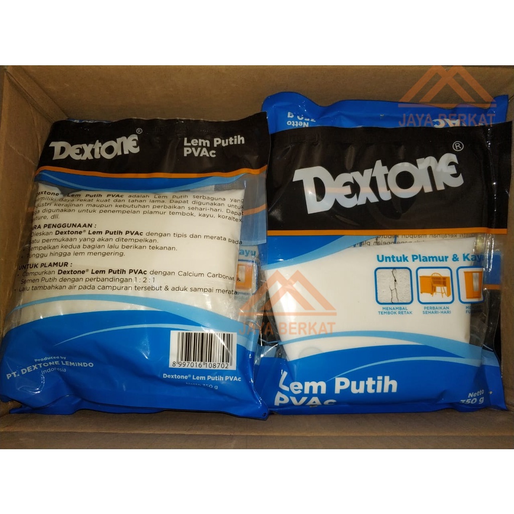 Jual Dextone Gram Lem Putih Pvac Plamur Fox Kayu Pvac Adhesives Shopee Indonesia